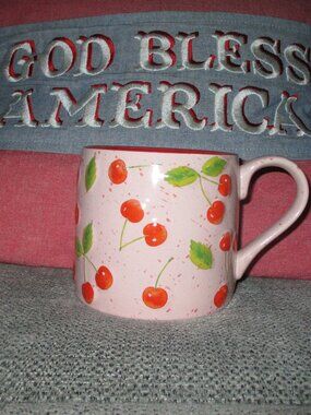 GLOBAL DESIGN CONNECTION Fresh & Fruity Cherry Ceramic Coffee 3D Cherries